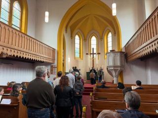 Gottesdienst der Kirchgemeinde Gottleubatal - Wahl des neuen Kirchenvorstandes