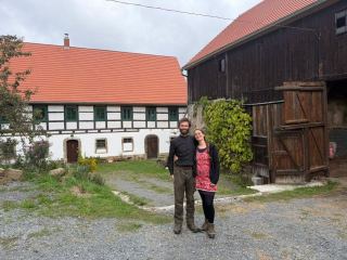 Hofbesichtigung auf dem „Bernert-Hof“ in Markersbach